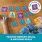 Educational Insights Hammy's Hamster Party - Animal Memory Matching Game for Kids, Skill-Building Toddler Games Ages 3-5, Memory Game with Matching