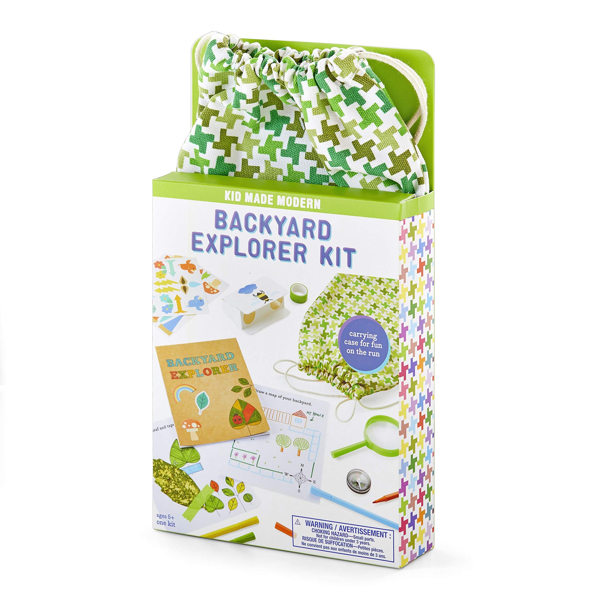 Kid Made Modern Exploring Nature with Children Backyard Explorer Kit - Outdoor Activities for Kids, Ages 6 and Up
