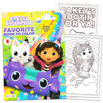 DreamWorks Gabby's Dollhouse Coloring and Activity Book Set - 32 Cartoon Coloring Pages, Activity Sheets, Game, Puzzles, More | Gabby's Dollhouse