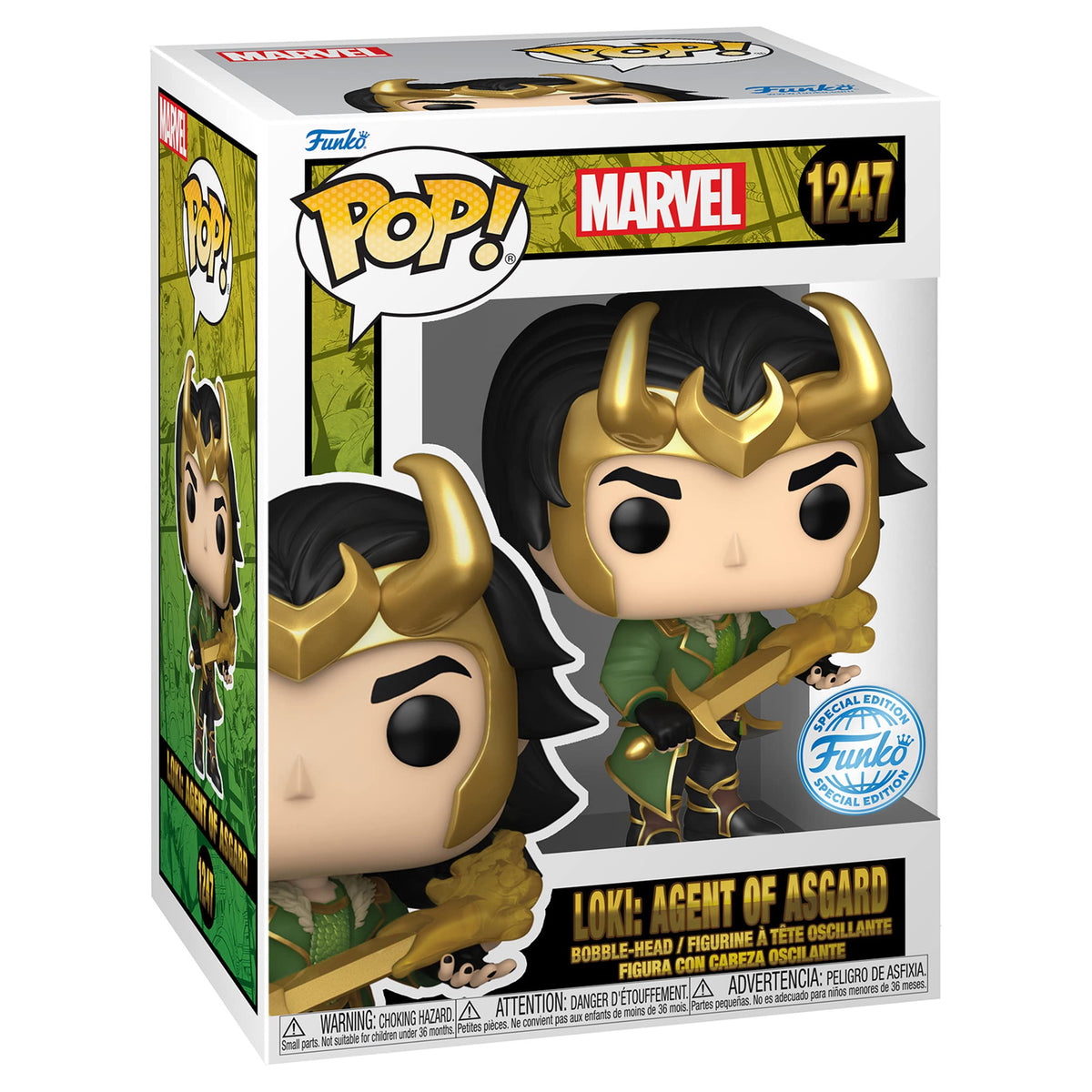 Funko Pop Marvel #1247 - Loki: Agent of Asgard (Exclusive) Red Suit (Regular)