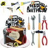 18PCS Tools Cake Topper Tools Cake Decorations Tool themed cake decoration