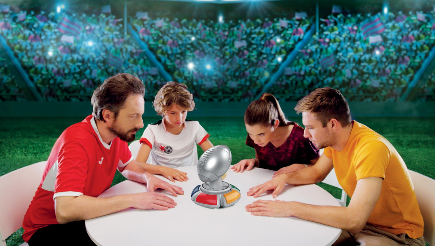 Ultra Pro Fanzone Football Trivia Game - WHO is The Real Fan? Family Party Game Night, Sports Quiz Challenge, Electronic Buzzer, Scoremaster, Gift