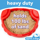Simplay3 Coastal Crab Fully Assembled Sandbox for Kids, Toddler Outdoor Sand Box with Lid for Playground, Backyard, Ages 1.5 to 5 Years, Made in USA