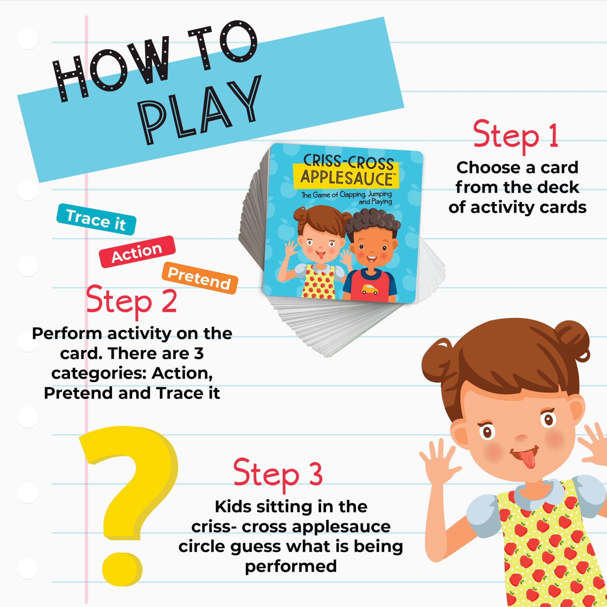Briarpatch, Criss-Cross Applesauce Game, Early Preschool Learning for Toddlers, Kindergarten and 1st Grade