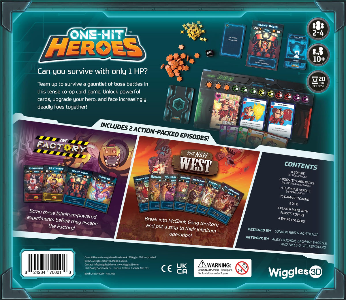 One-Hit Heroes Retail Edition Card Game: Co-op Deck-Building Superheroes