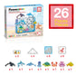 PicassoTiles 26 Piece Magnetic Tiles, Ocean Marine World STEM Set Ages 3+