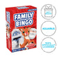 Aquarius Rudolph The Red-Nosed Reindeer Family Bingo - Officially Licensed Holiday Party Game Ages 8+, 2-18 Players - for Kids, Teens, and Adults