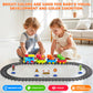 Train Set for Toddlers with Steam, Music, Lights and 3 Dinosaur Cars