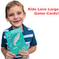 Arizona GameCo Giant Go Fish Card Game for Kids and Families - Play Go Fish and Old Maid - Large 5x7in Cards - Adorable Animal Art - a Fun Gift idea