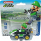 Carrera Pull & Speed 15818405 Official Licensed Kids Mario Kart Toy Car Pull Back Vehicle for Ages 3 and Up - Luigi