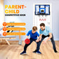 Indoor Basketball Hoop Pro for Kids, Over The Door Basketball Hoop with LED Light/Scoreboard/4 Balls- Upgraded Anti-Impact Backboard, Basketball Toys