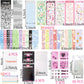 6 Kpop Photocard Holder Keychain Toploaders,6 Wrapped Gift Sets?50 Holographic Card Sleeves for Trading Cards,35Sheets Deco Stickers,2 Pcs Cute Little
