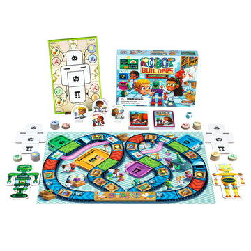 Robot Builders Board Game - Exciting Robot Building Competition for Kids Ages 5 and Up - Children Learn New Skills While Racing to Collect Matching