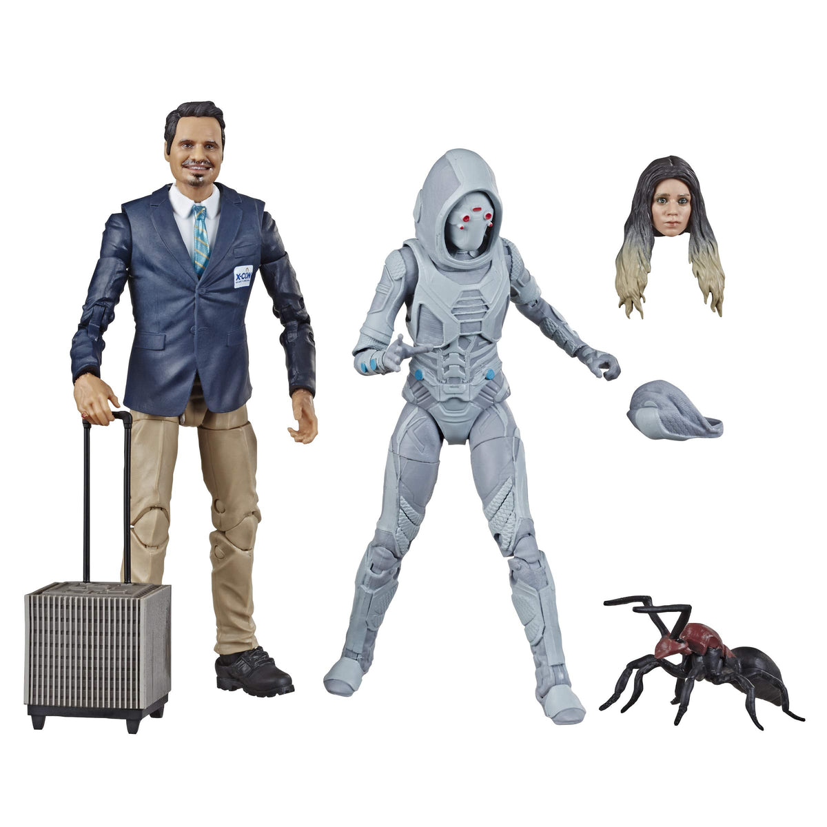 Marvel Legends Series Ant-Man & The Wasp 6"-Scale Movie-Inspired X-Con Luis & Marvel’s Ghost Collectible Action Figure 2 Pack