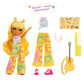 Rainbow High Jr High Rock Band - Sunny, Yellow 9” Fashion Doll with Guitar, Customize with Stickers, Posable, Great Toy Gift for Kids Ages 4+