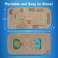 Simplay3 Portable Carry and Go Kids Race Track Toy Car Train Table, 2-Sided No Assembly for Children 3 4 5 6 7 Years Old Boys Girls, Made in USA