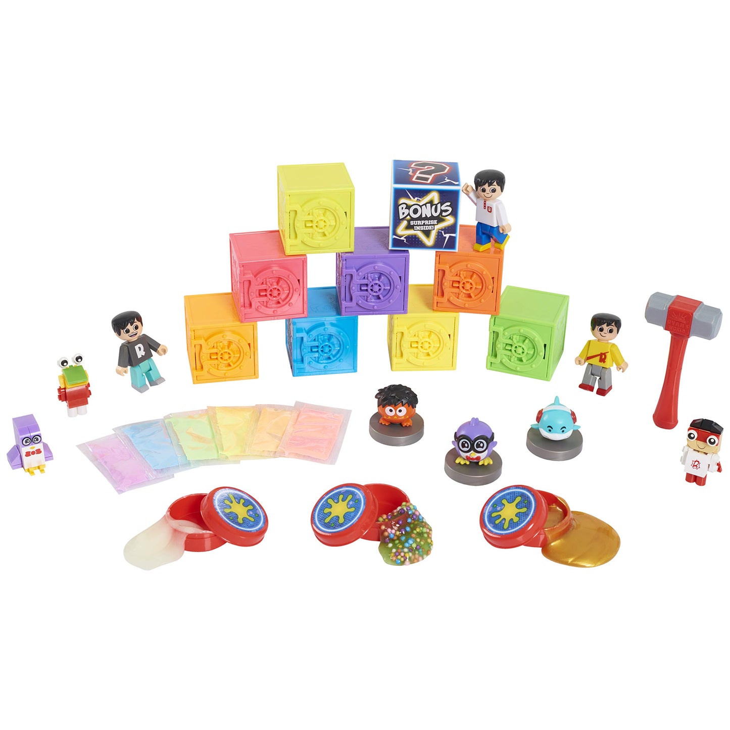 RYAN'S WORLD Smashin’ Surprise Safes, Series 2, Includes Surprise Figures, Styles May Vary