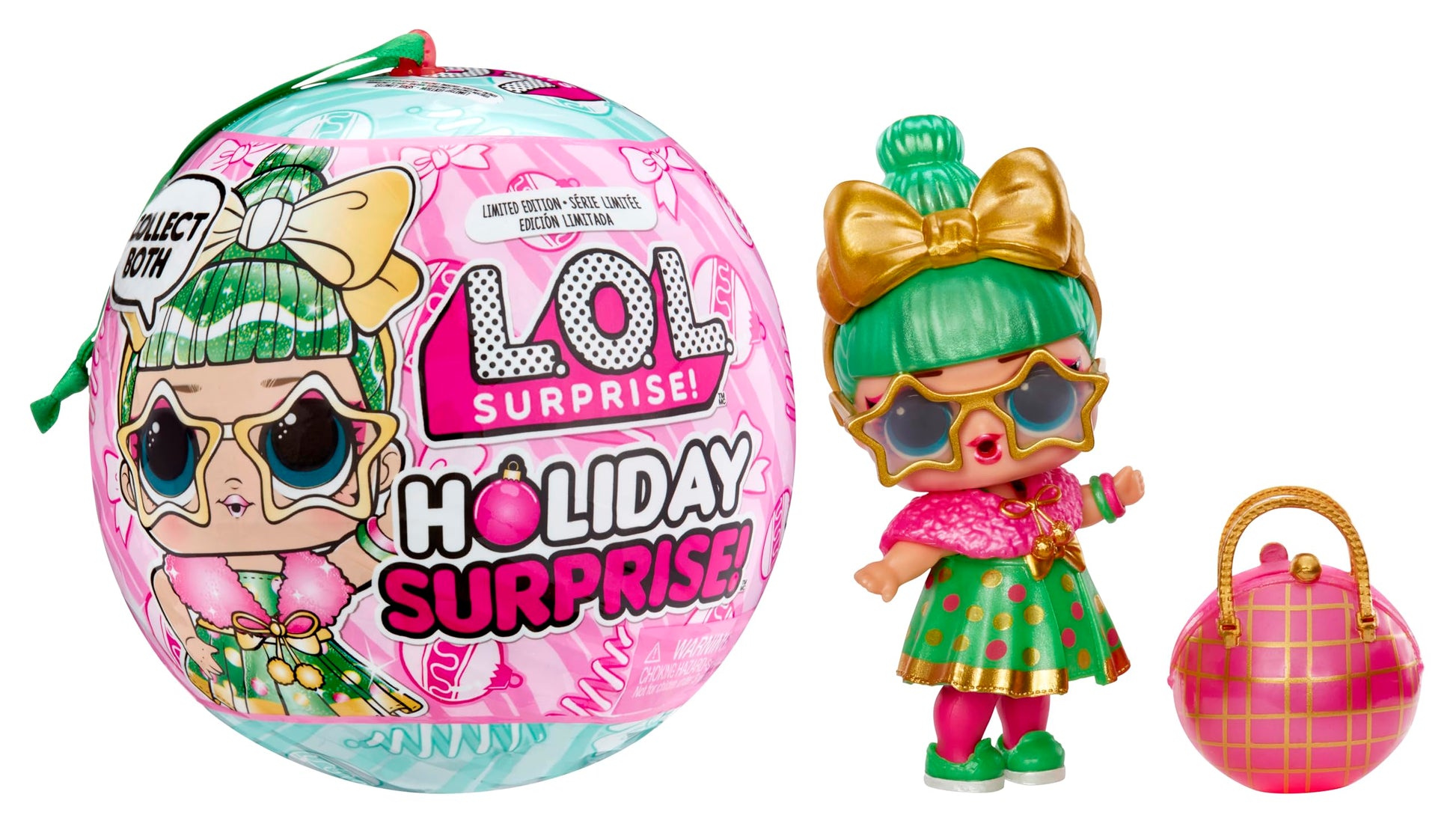 L.O.L. Surprise Holiday Surprise!- Tinsel- with Collectible Doll, 8 Surprises, Holiday Theme, Collectible Dolls, Limited Edition- for Girls Age 3+