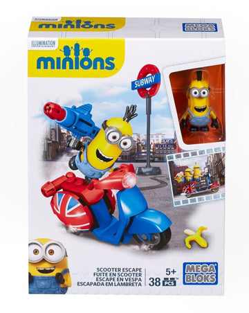 Minions Toys Mega Bloks Minion Movie Scooter Escape