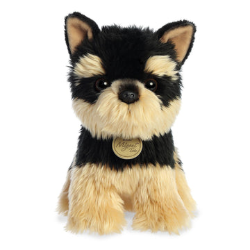 Aurora® Adorable Miyoni® Tots Yorkie Pup Stuffed Animal - Lifelike Details Make a Cherished Companion - Perfect for Decorating Bedrooms or Classrooms