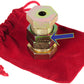 Hanayama Brain Teaser Puzzles with Red Velveteen Drawstring Pouches Bundle for Challenging Mind Games