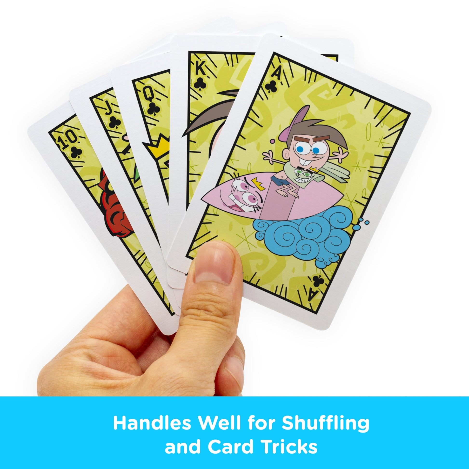 AQUARIUS Nickelodeon Fairly Odd Parents Playing Cards - Fairly Odd Parents Themed Deck of Cards for Your Favorite Card Games - Officially Licensed