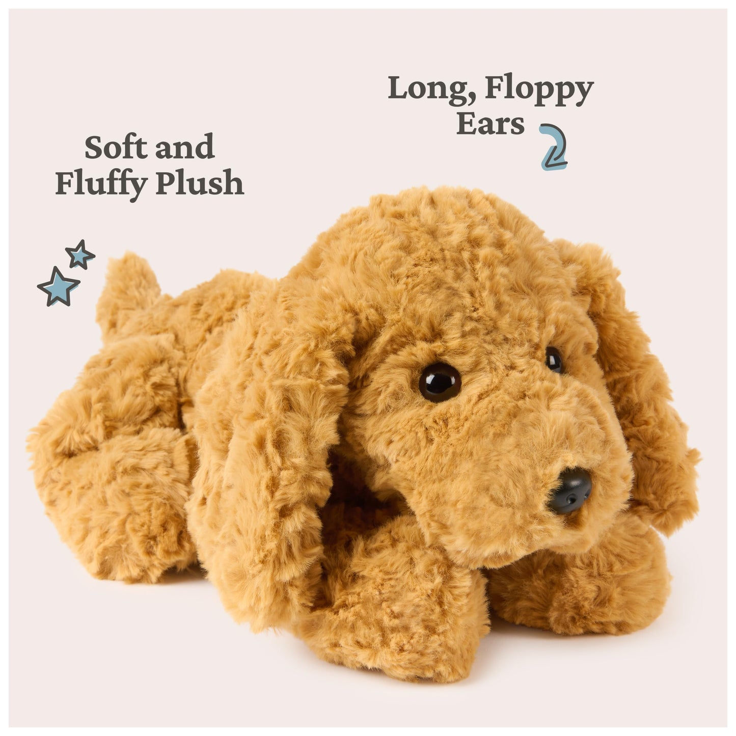 GUND Forever Friends Muttsy 14-Inch Puppy Dog Plush Toy, Ages 0+