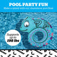 BigMouth Inc. Large Chameleon Animal Pool Float, 4' Wide Inflatable Floatie Tube, Blow Up Swim Ring, Fun Outdoor Summer Pool Party Water Toy