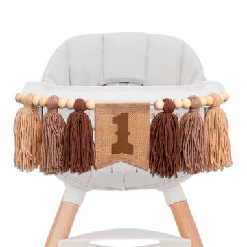Gostman Cowboy First Birthday High Chair Banner
