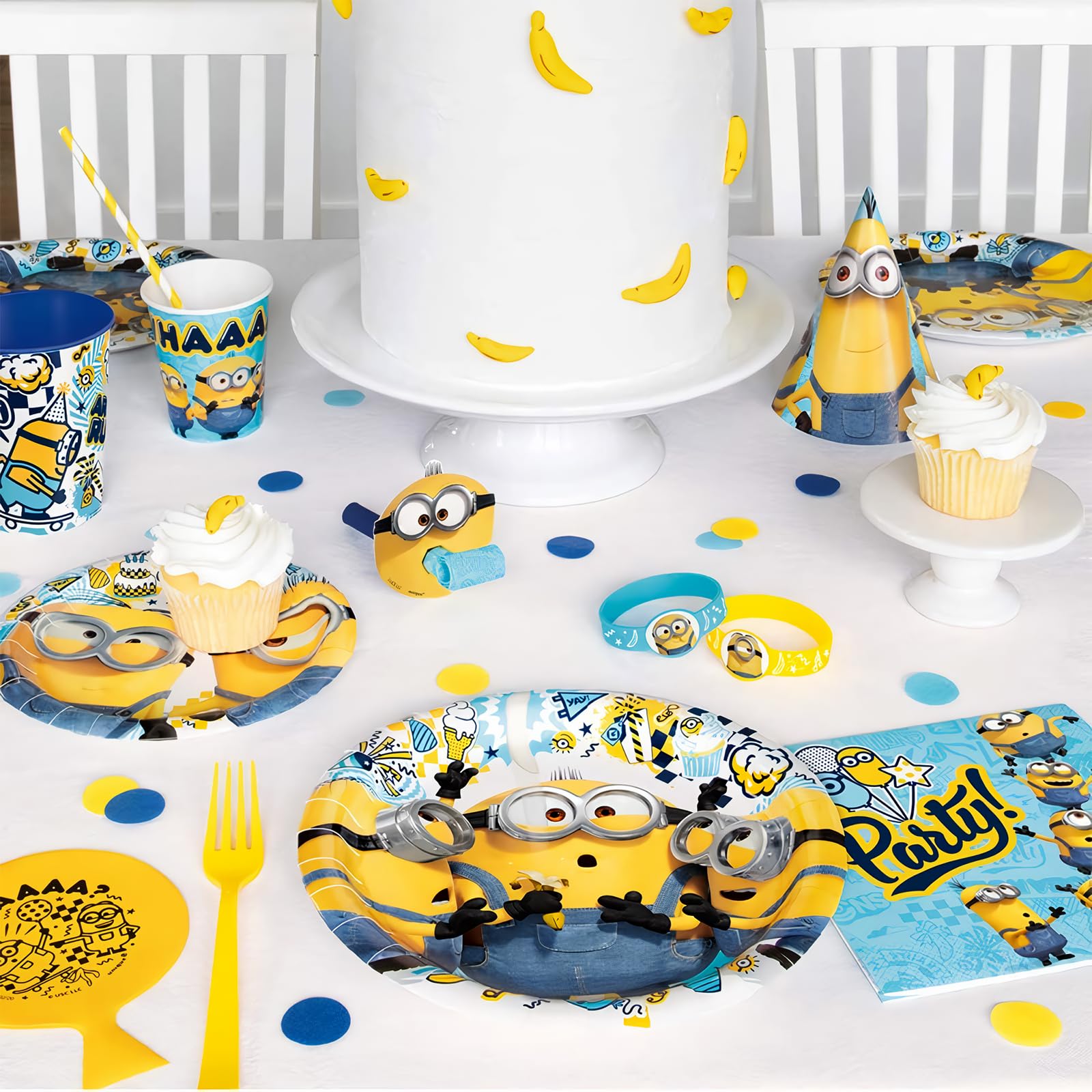 Minions 2 Multicolor Plastic Stadium Cup - 16 oz. (1 Count) - Perfect for Kids' Parties and Movie Night Collectible