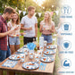 175 Pcs Cowboy Baby Shower Decorations Baby Shower Paper Plates Napkins Cups Set Disposable, a Little Cowboy Is on the Way Party Wild Western Theme