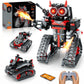 EXCOUP Remote Control Robot Building Kit for Boys 6-12, 3-in-1 STEM Remote & APP Controlled Coding Gear Robot/Tank/RC Car, 419 Pcs Science Learning