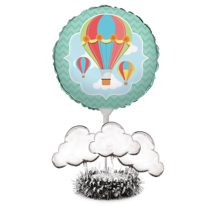 Creative Converting Up, Up & Away Air Filled Balloon Centerpiece Kit