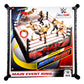 Mattel WWE Superstar Ring with Labels for Main Event & RAW, Spring-Loaded Mat & Pro Tension Elastic Ropes