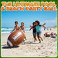 24-Inch Giant Inflatable Footballs - Blow Up Ball Party Decoration - 3 Pack