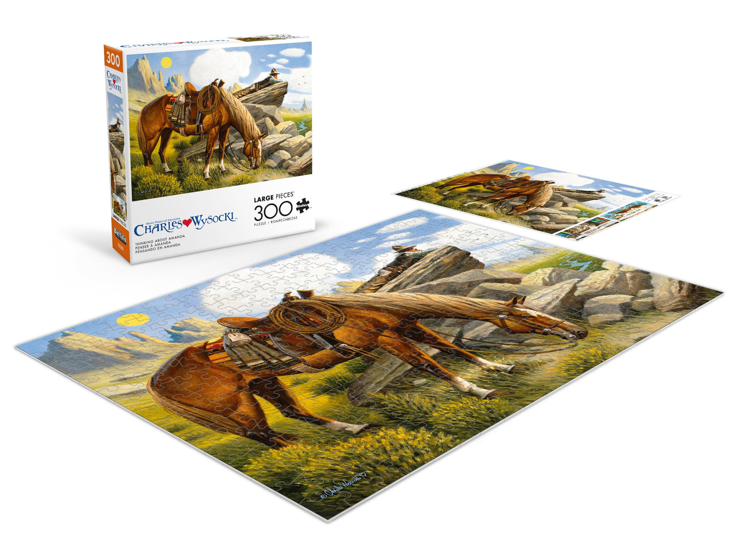 Buffalo Games - Charles Wysocki - Thinking About - 300 Large Piece Puzzle