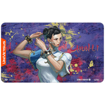 UniVersus: Street Fighter 6: Challenger Series Playmat - Chun-Li - 24 x 14 Neoprene Mat, Collectible Tabletop Card Game Accessory, UVS Games, Licensed