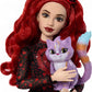 Mattel Disney Descendants: Wicked Wonderland Fashion Doll 2-Pack, Red & Max with Movie-Inspired Clothing, Cat Animal Friend & Pocketwatch Accessory