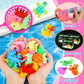 MDINGTD Magic Water Elf Toy Kit: DIY Squishy Toys Art Crafts Kits with 12 Gels and 12 Molds, Make Your Own Creative Toys Party Favors Christmas