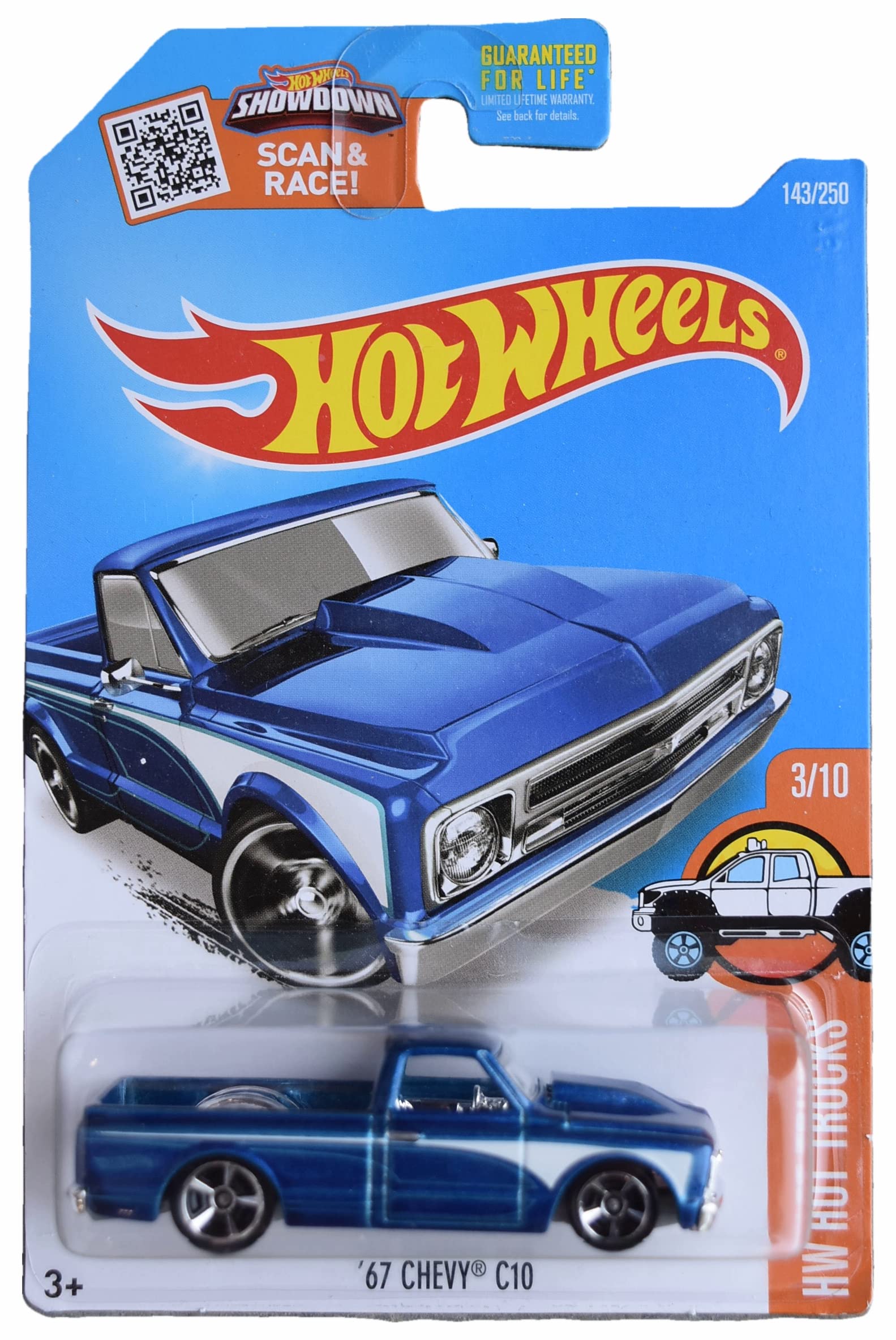 Hot Wheels '67 Chevy C10, Hot Trucks 3/10, Blue