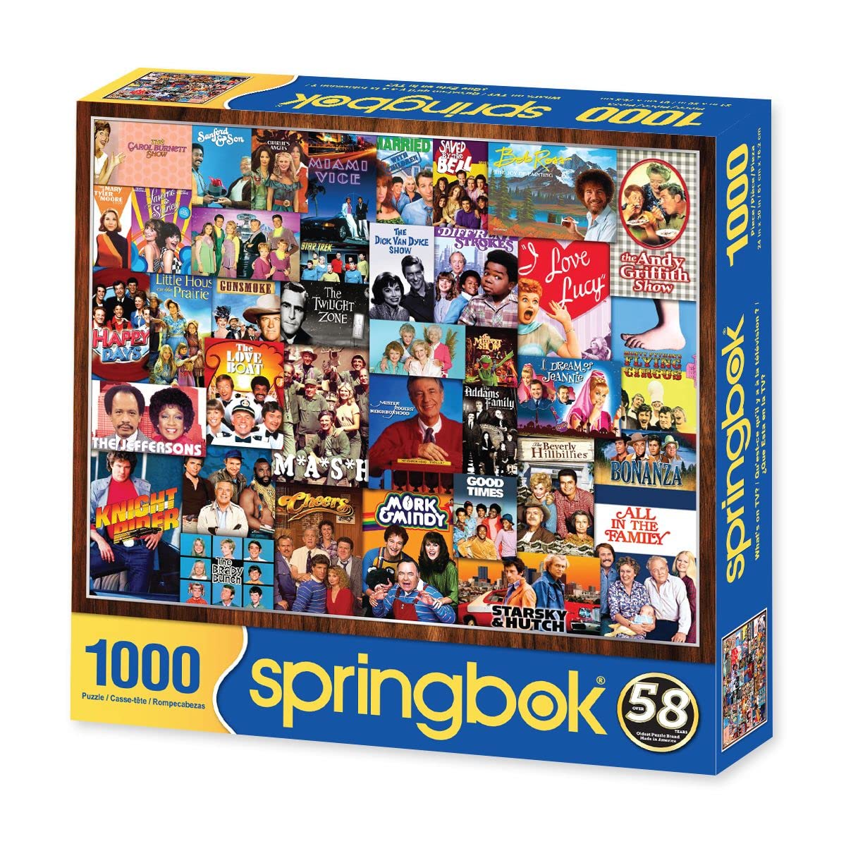 Springbok What's on TV? 1000 Piece Jigsaw Puzzle for Adults