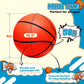 Iyoyo Mini Basketball Set - 5 Pack 6" Small Balls with Pump, Over The Door Mini Hoop Replacements, Toy for Toddlers, Kids, Teenagers, Pool, Indoors