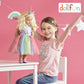 DOLLFUN 18 inch Doll Clothes and Accessories, Unicorn Dress Set Includes Shoes, Unicorn Headbands & Backpack(Compatibie with Most 18 Inch Doll)