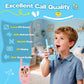 Video Walkie Talkies for Kids, Blue/Pink 2 Pack 1000 mAh Rechargeable Long Range Video walkie talkies, 3 Wearing Options Indoor Outdoor Toys for