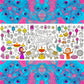 KYMY Diwali Coloring Tablecloths, 2-Pack Deepavali Rangoli Mandala Painting Posters 72 x 35 Inches, Thick Paper DIY Drawing Table Covers for India