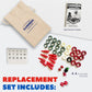 Carrom Board Equipment Set - Includes 44 Playing Pieces, Instruction Manual and Carrying Case - Extra Accessories for Board Games for Adults