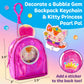 Creativity for Kids Bubble Gems Backpack Keychain: Kitty Princess, Mini Diamond Painting Kits for Kids, Arts and Crafts for Kids, Easter Basket
