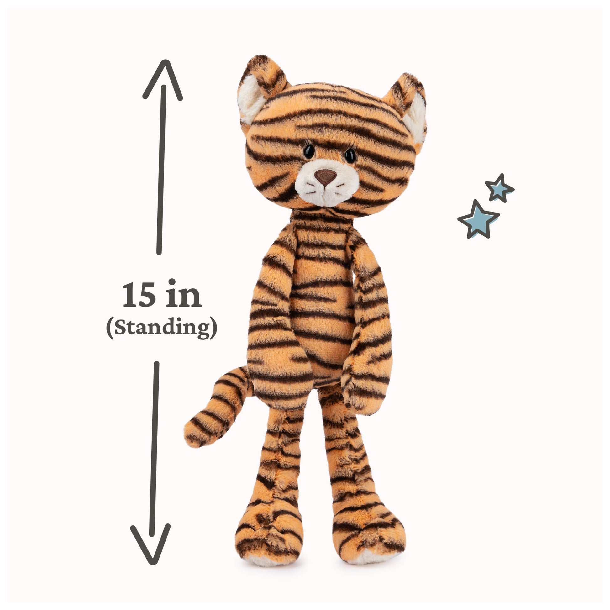 GUND Effe Tiger Take-Along Friends 15-Inch Plush Toy for Ages 1+