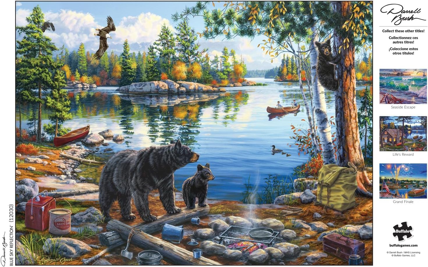 Buffalo Games - Blue Sky Reflection - 1000 Piece Jigsaw Puzzle for Adults