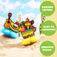 JOYIN 6 PCs Cinco De Mayo Fiesta Honeycomb Table Centerpiece 8.5” Party Decoration for Fun Fiesta Taco Party Supplies, Luau Event Photo Props, Mexican